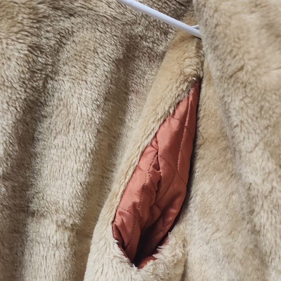 JCPenney Tan Shearling Lined Military Jacket Stranger Things Billy Malboro Man - Picture 11 of 15